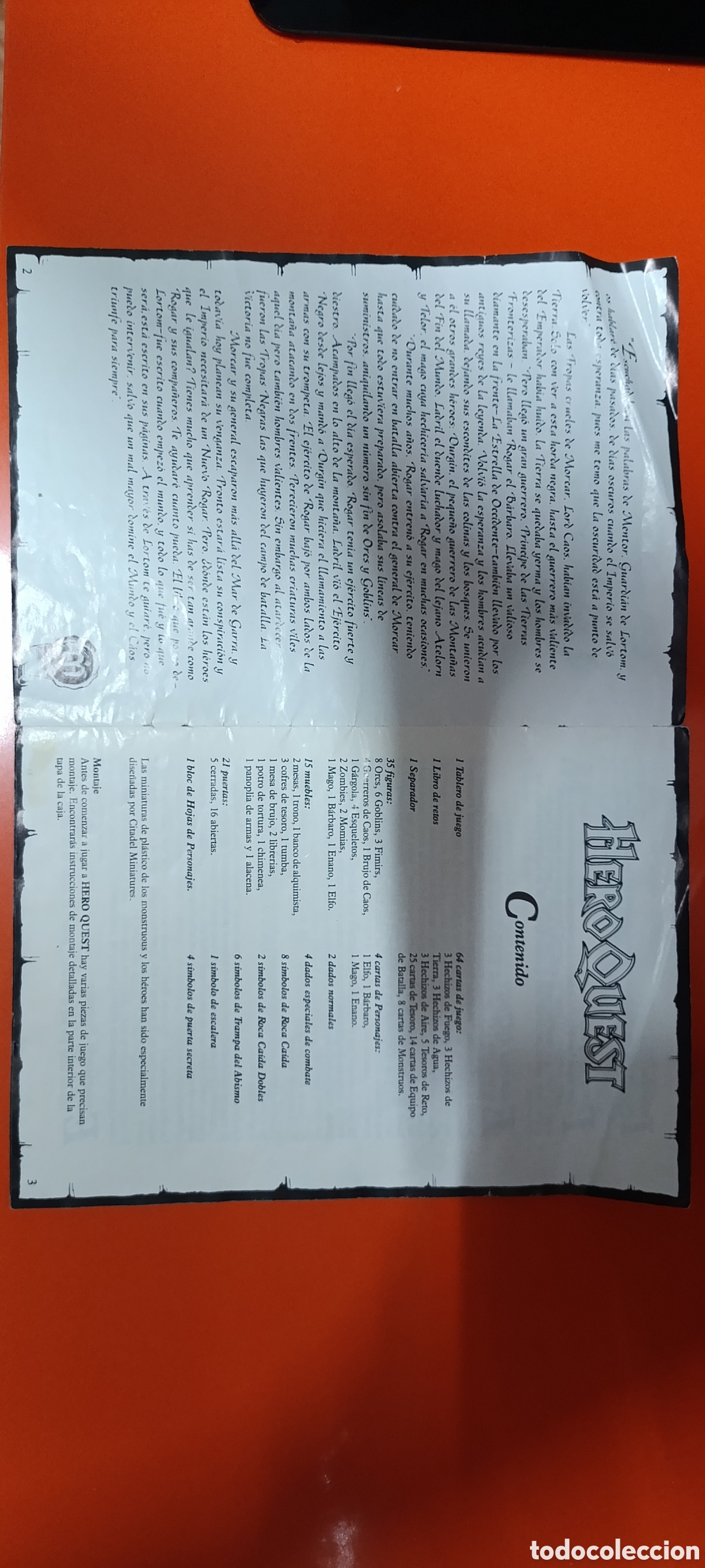 Juegos de mesa: Hero Quest versi&oacute;n original casi completo - Foto 10