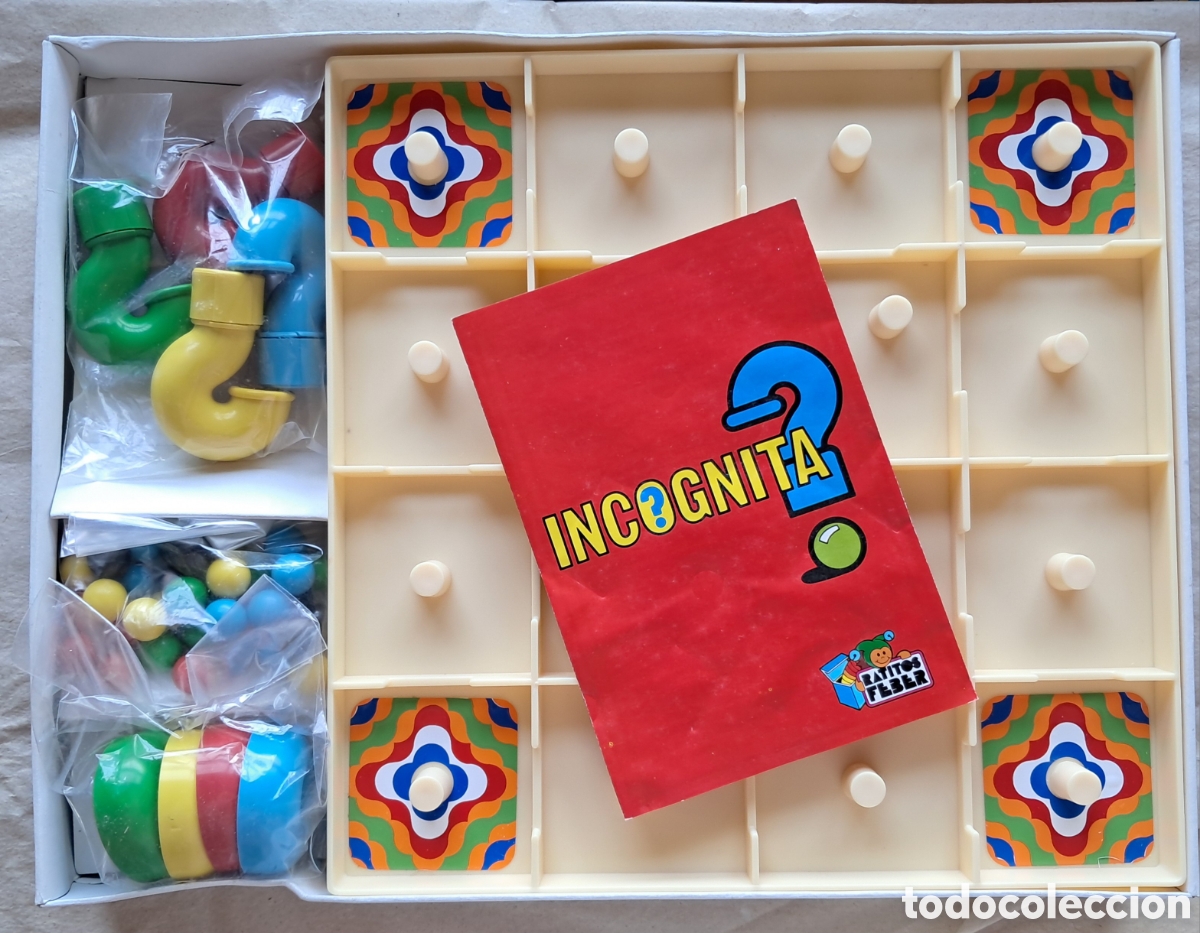 Juegos de mesa: La Incognita. De Ratitos Feber a&ntilde;os 80. Completo