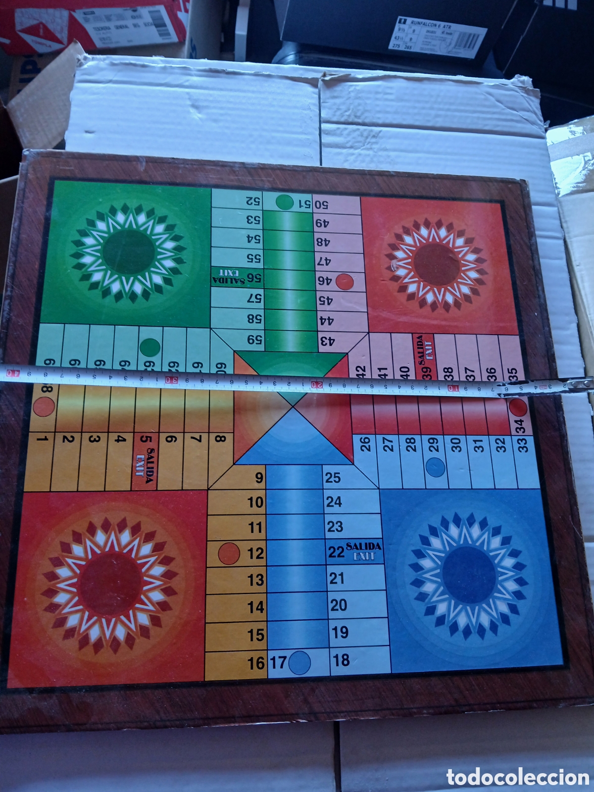 Juegos de mesa: Tablero parchis/ ajedrez - Foto 2
