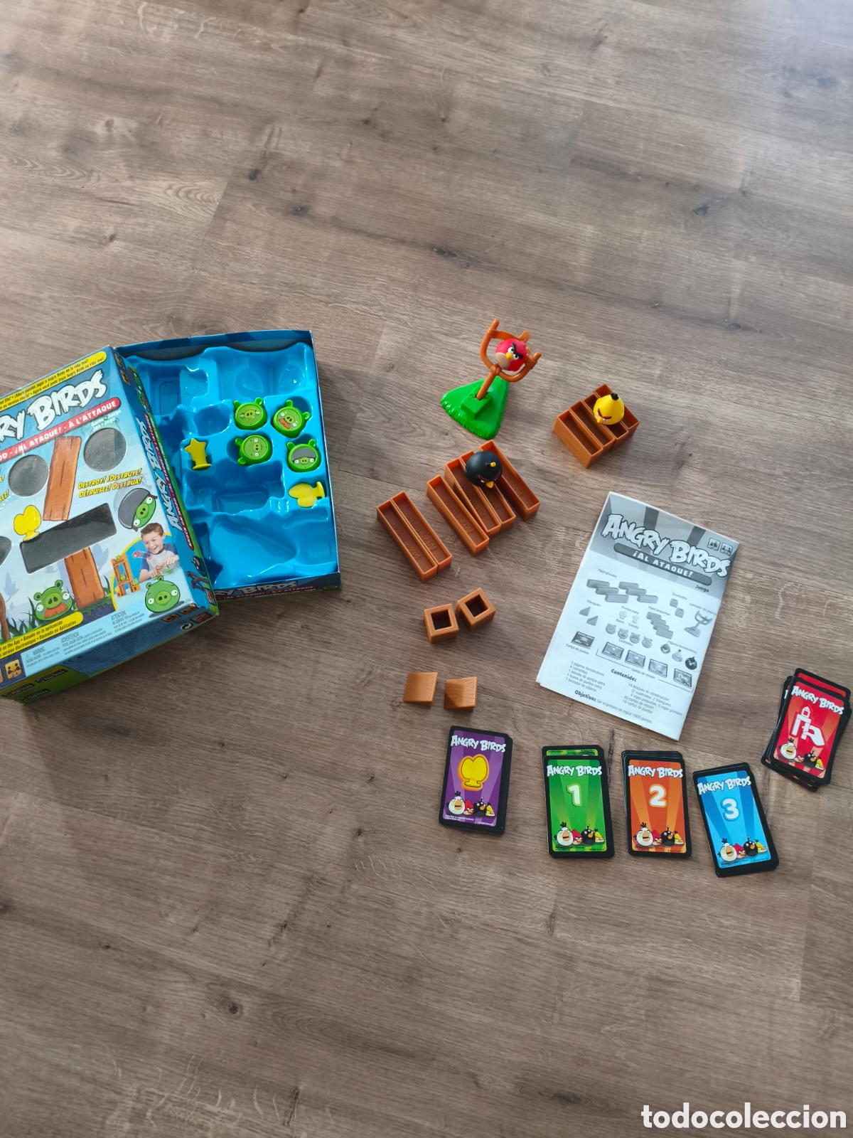 Juegos de mesa: Angry Birds Knock on Wood &ndash; Juego completo y en estado impecable