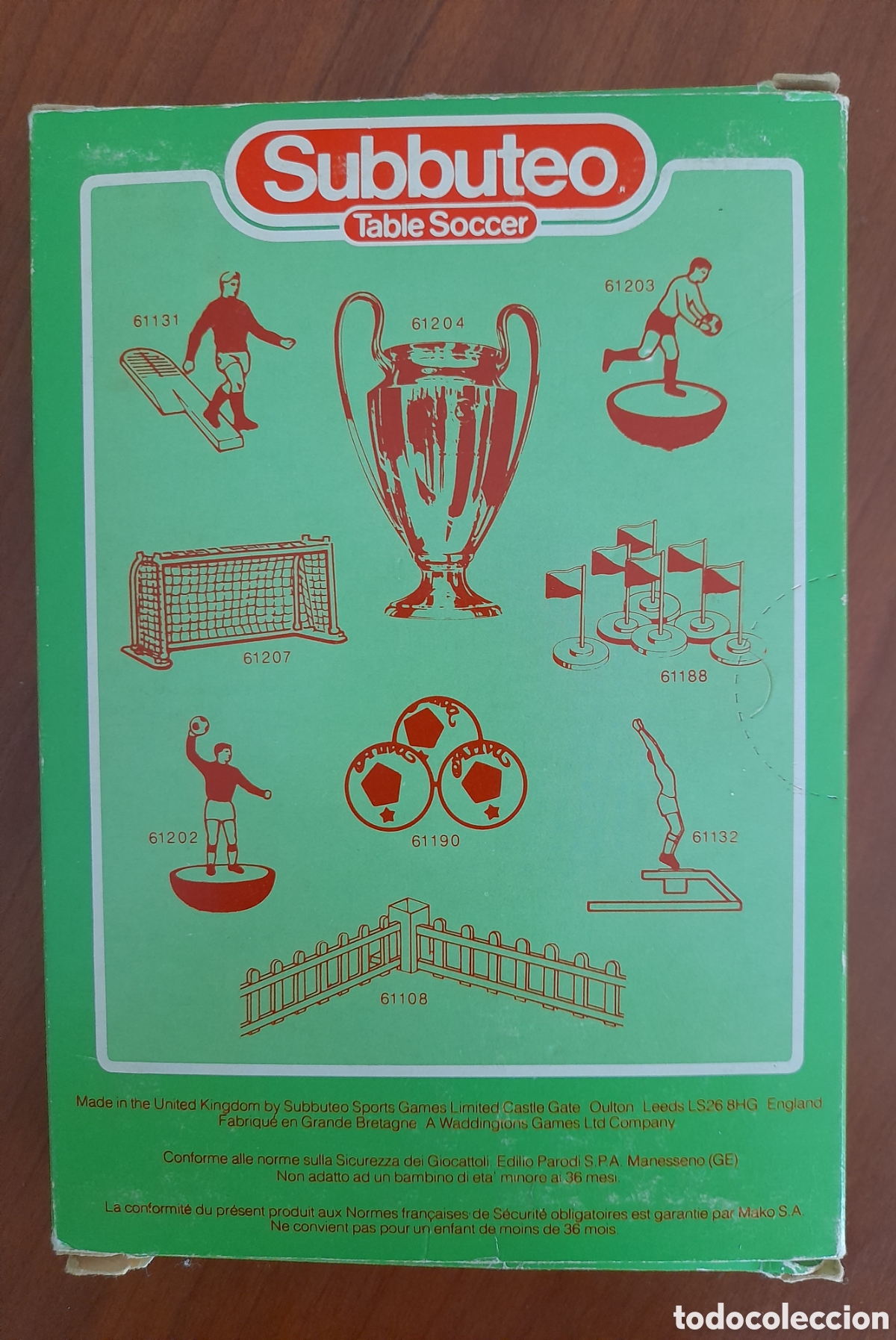 Juegos de mesa: Equipo subbuteo Alemania - Foto 7