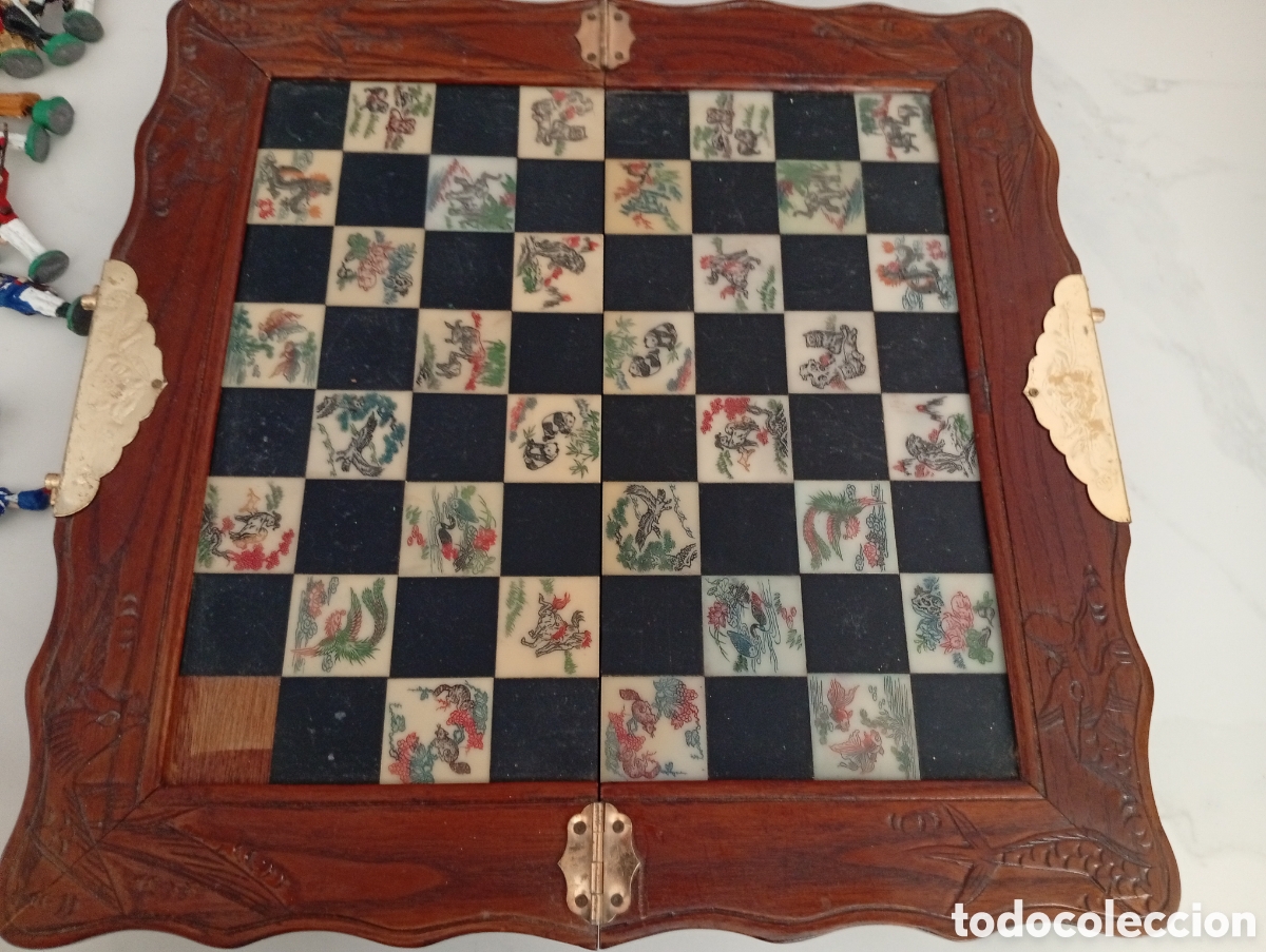 Juegos de mesa: Ajedrez napole&oacute;nico antiguo - Foto 2