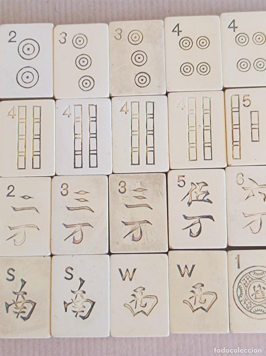 Juegos de mesa: LOTE DE FICHAS MAHJONG - Foto 3