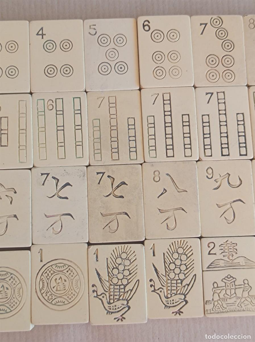 Juegos de mesa: LOTE DE FICHAS MAHJONG - Foto 4