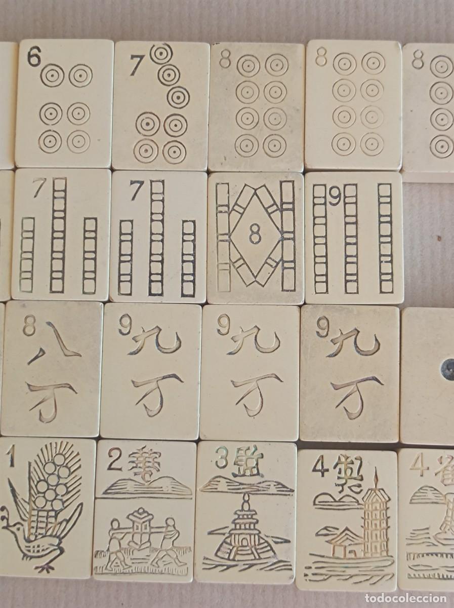 Juegos de mesa: LOTE DE FICHAS MAHJONG - Foto 5