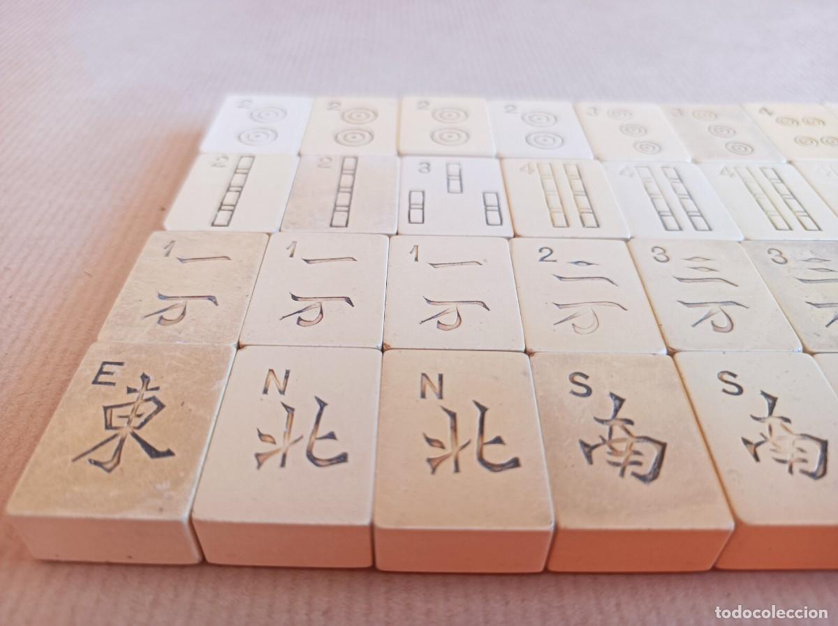 Juegos de mesa: LOTE DE FICHAS MAHJONG - Foto 8