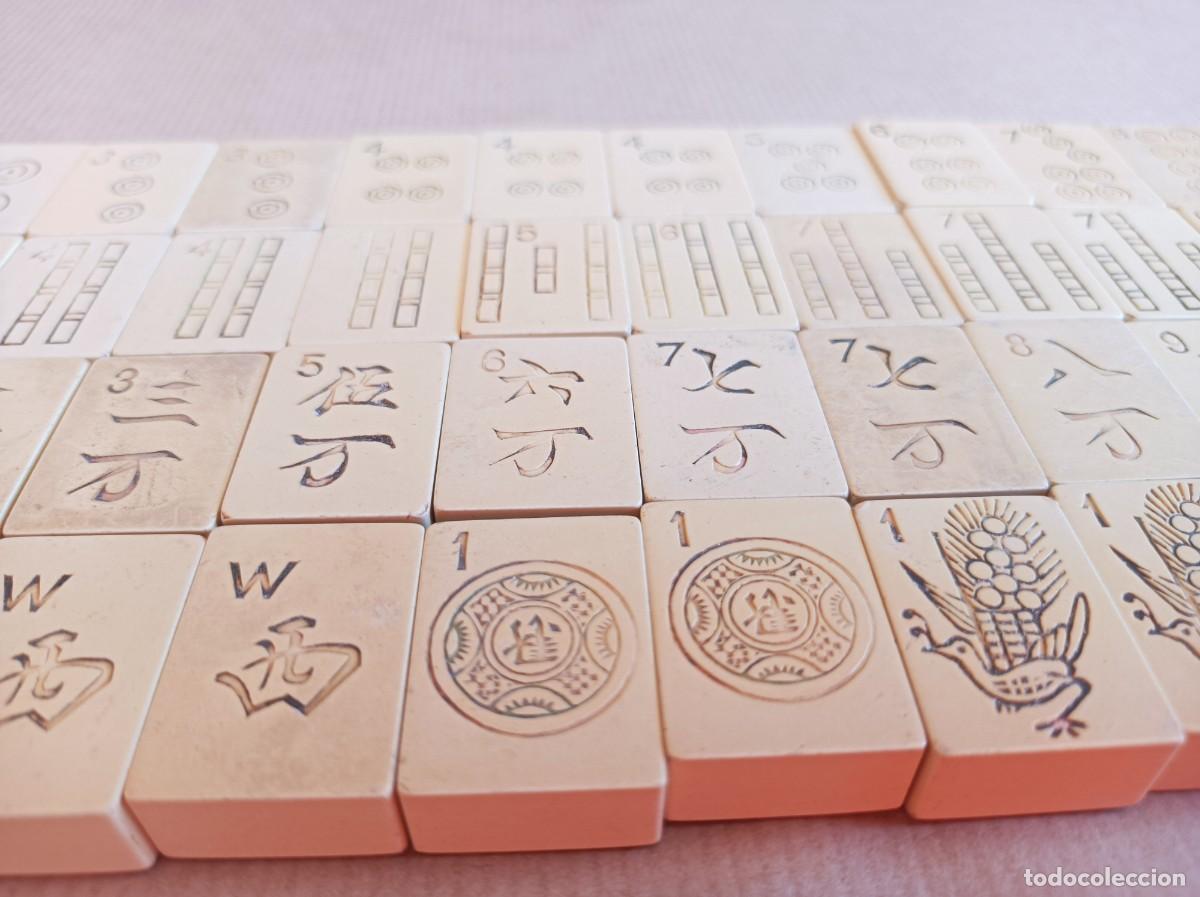 Juegos de mesa: LOTE DE FICHAS MAHJONG - Foto 10