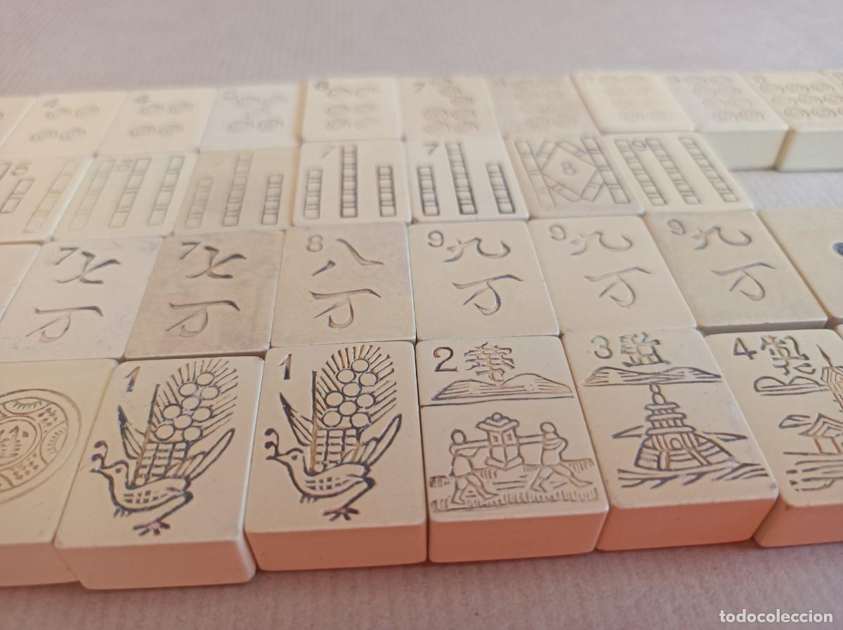 Juegos de mesa: LOTE DE FICHAS MAHJONG - Foto 11