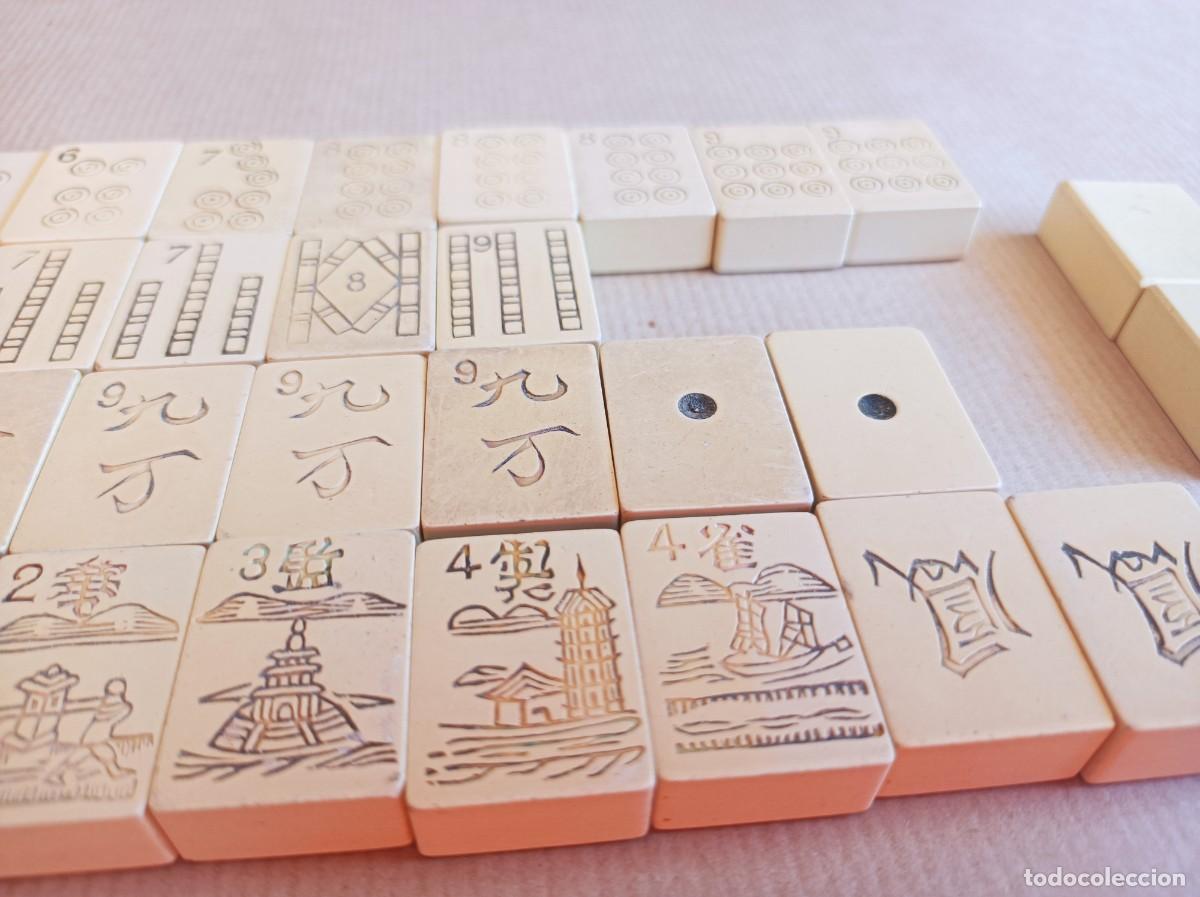 Juegos de mesa: LOTE DE FICHAS MAHJONG - Foto 12