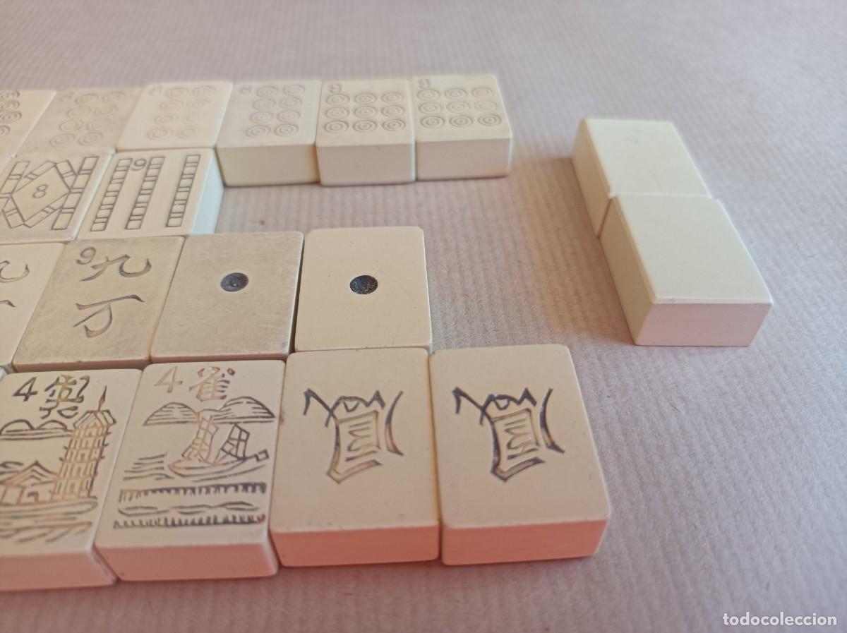 Juegos de mesa: LOTE DE FICHAS MAHJONG - Foto 13