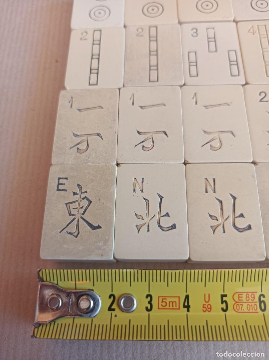 Juegos de mesa: LOTE DE FICHAS MAHJONG - Foto 14