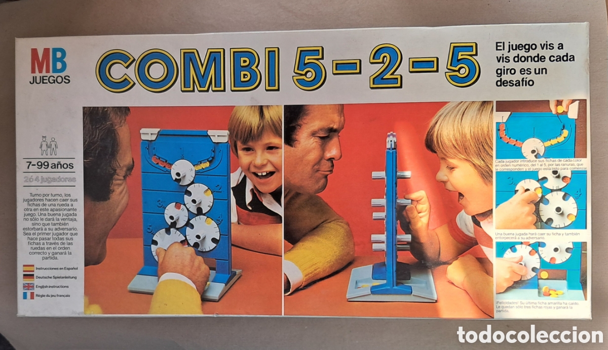 Board Games: Combi 5-2-5. Juegos MB. A&ntilde;os 80