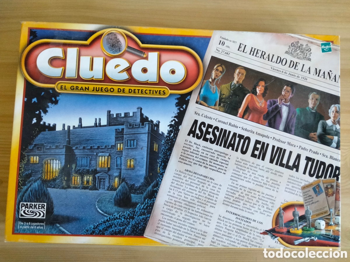 Juegos de mesa: JUEGOS DE MESA CLUEDO DE PARKER INCOMPLETO