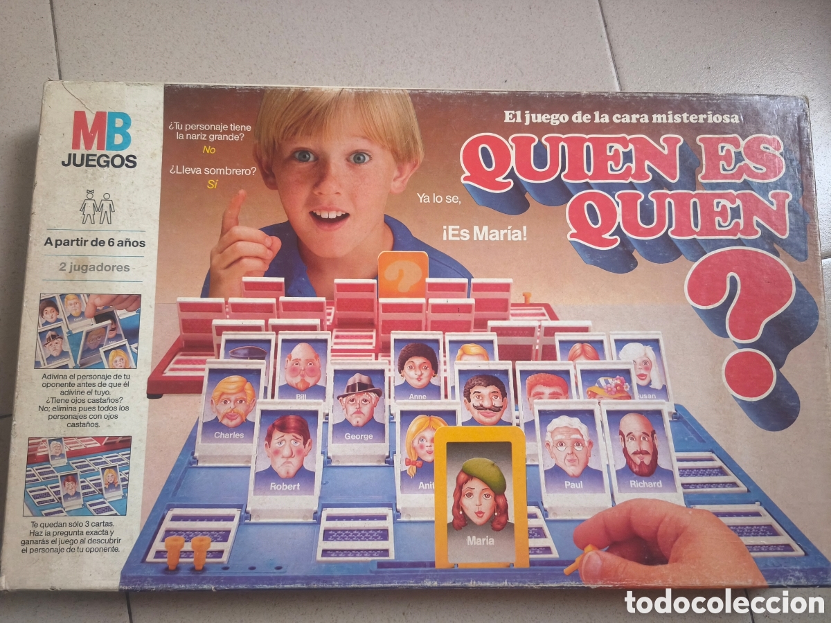 Juegos de mesa: Juego quien es quien MB primeras ediciones