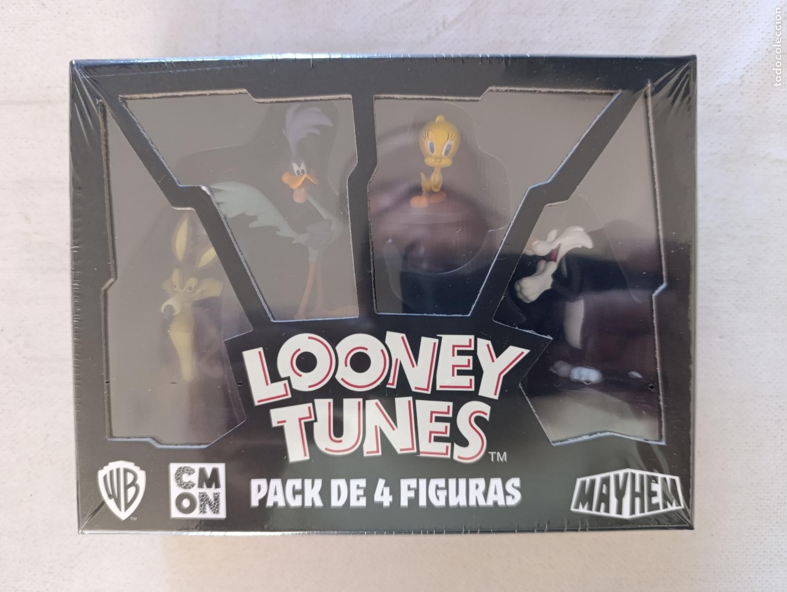 Juegos de mesa: MAYHEM LOONEY TUNES - PACK DE 4 FIGURAS - CMON - CASTELLANO - NUEVO, PRECINTADO (336#w)