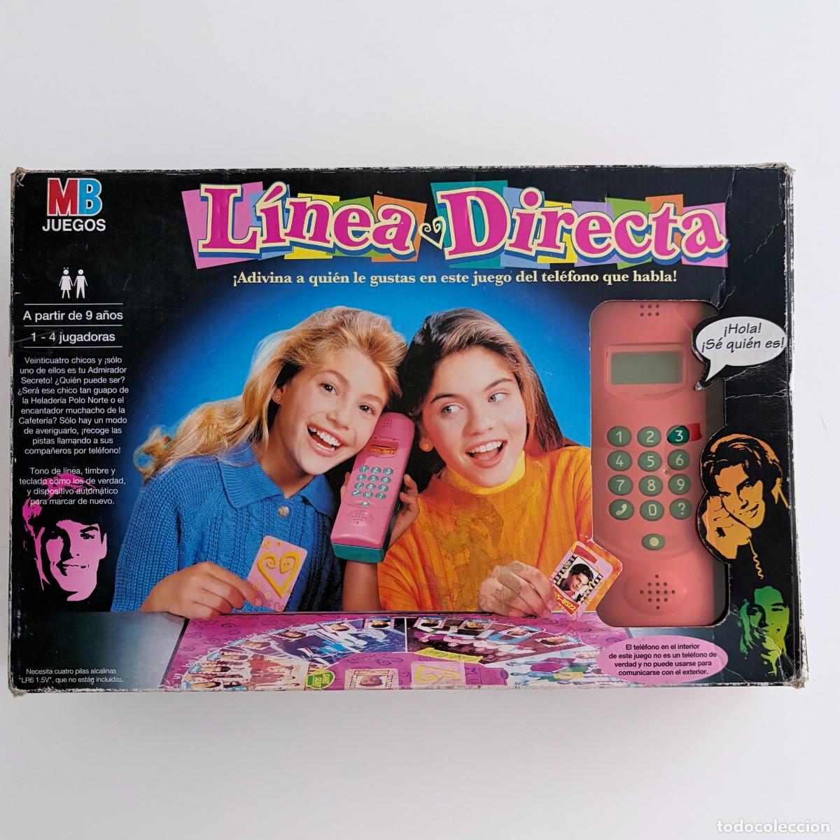 Juegos de mesa: Juego de mesa Linea Directa MB Juegos COMPLETO el telefono funciona ok 1991