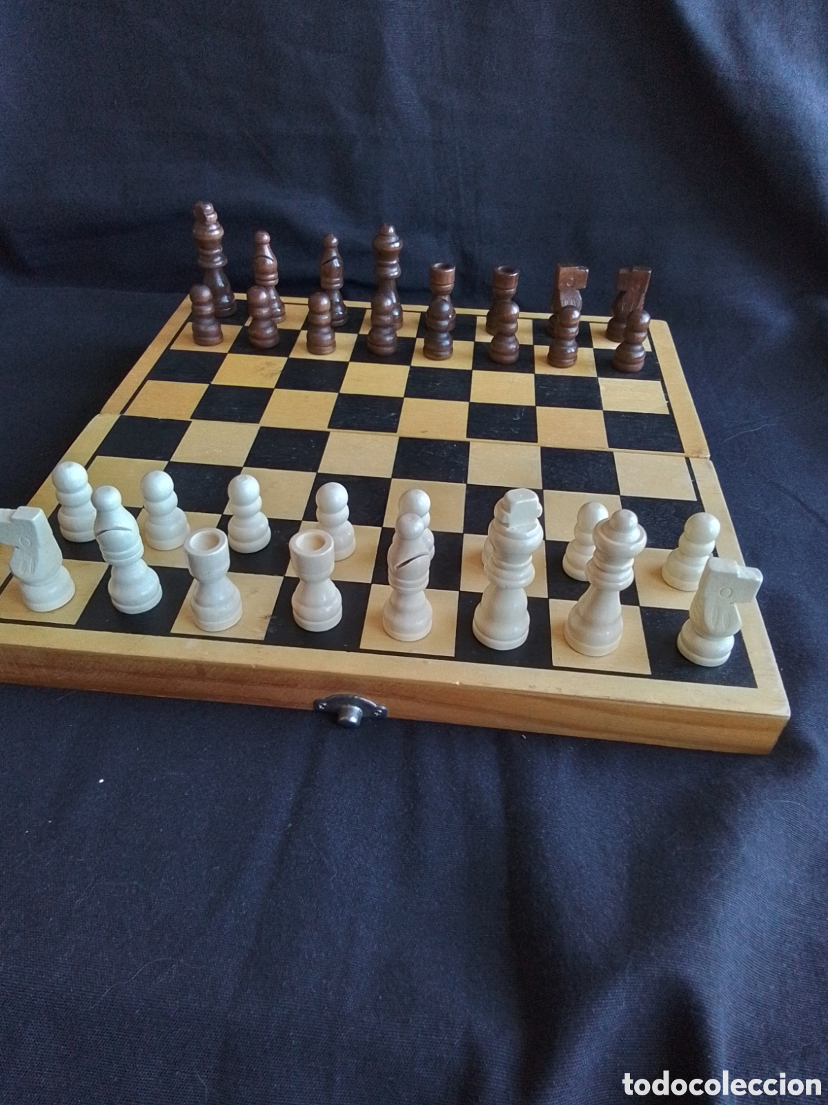 Juegos de mesa: Ajedrez todo de madera, estuche