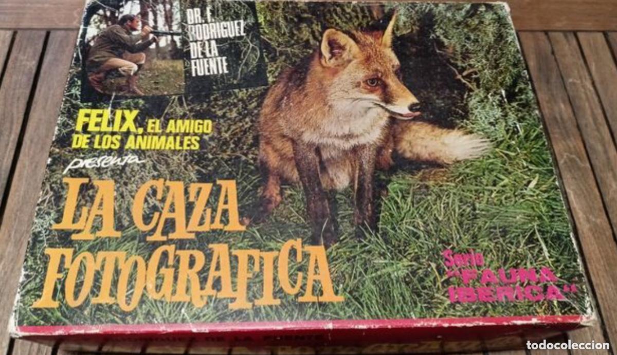 Juegos de mesa: La caza fotogr&aacute;fica F&eacute;lix Rodr&iacute;guez de la Fuente Serie Fauna Ib&eacute;rica. Felp 1973