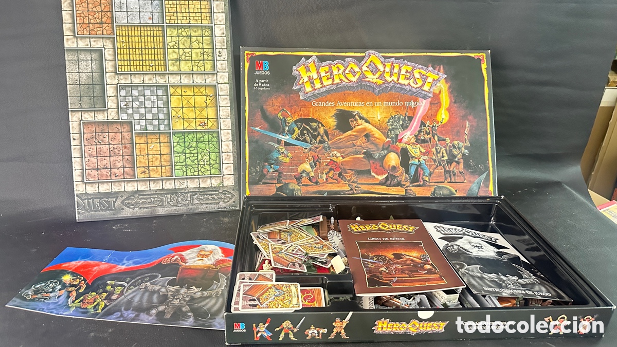 Juegos de mesa: HERO QUEST JUEGO DE ROL - COMPLETO. HEROQUEST