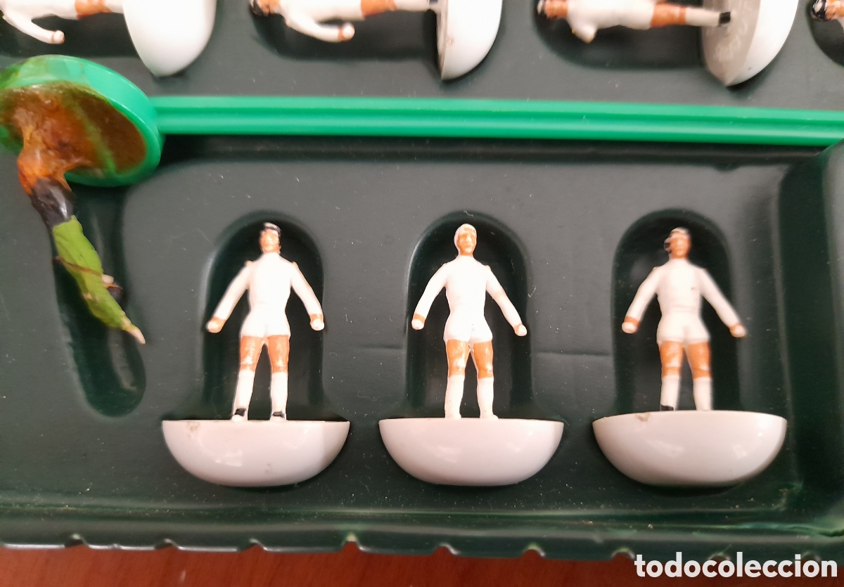 Juegos de mesa: Equipo subbuteo Borr&aacute;s Real Madrid - Foto 2