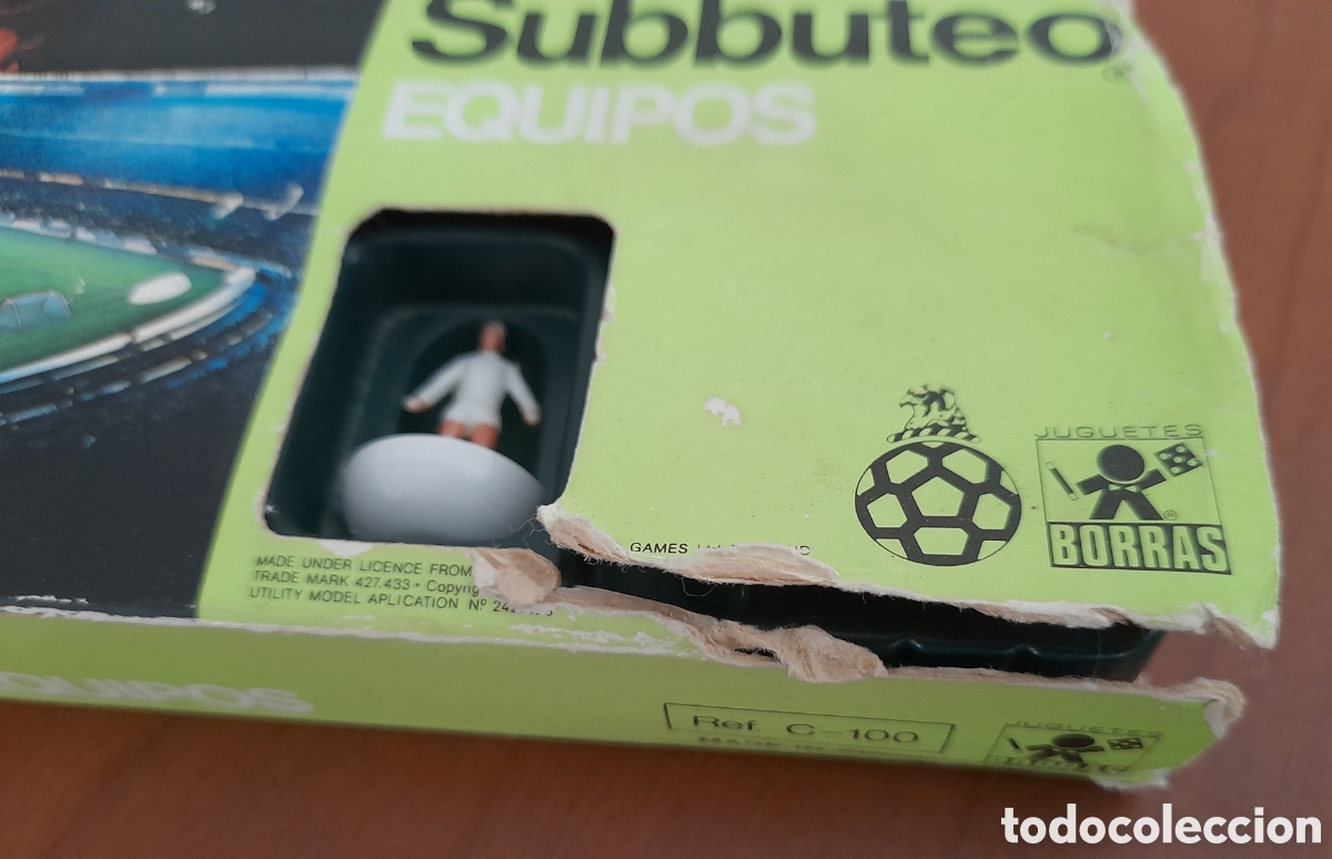 Juegos de mesa: Equipo subbuteo Borr&aacute;s Real Madrid - Foto 5