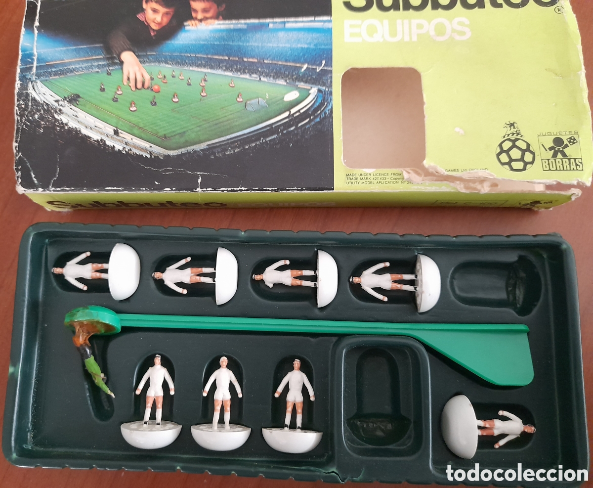Juegos de mesa: Equipo subbuteo Borr&aacute;s Real Madrid - Foto 1