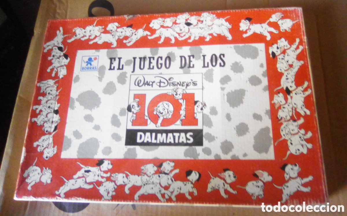 Juegos de mesa: Juego de mesa de Los 101 D&aacute;lmatas. Disney - Borras. Incompleto, faltan 3 peones y 3 fichas.