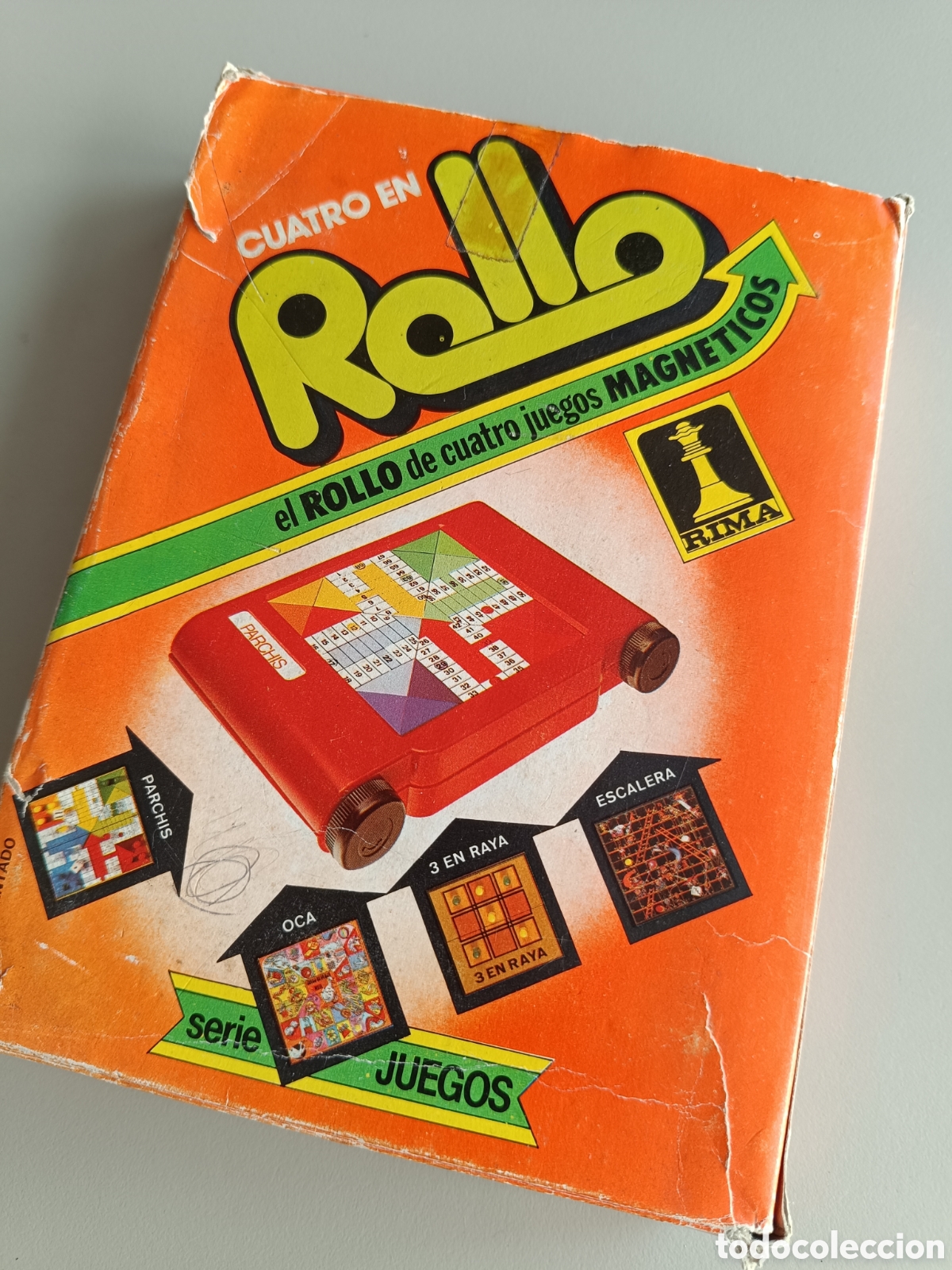 Juegos de mesa: Cuatro en rollo 4 juegos Rima parch&iacute;s, oca, 3 en raya, escalera ref.2701