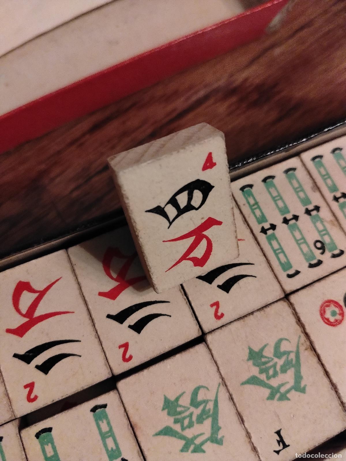 Juegos de mesa: Juego Mahjong antiguo