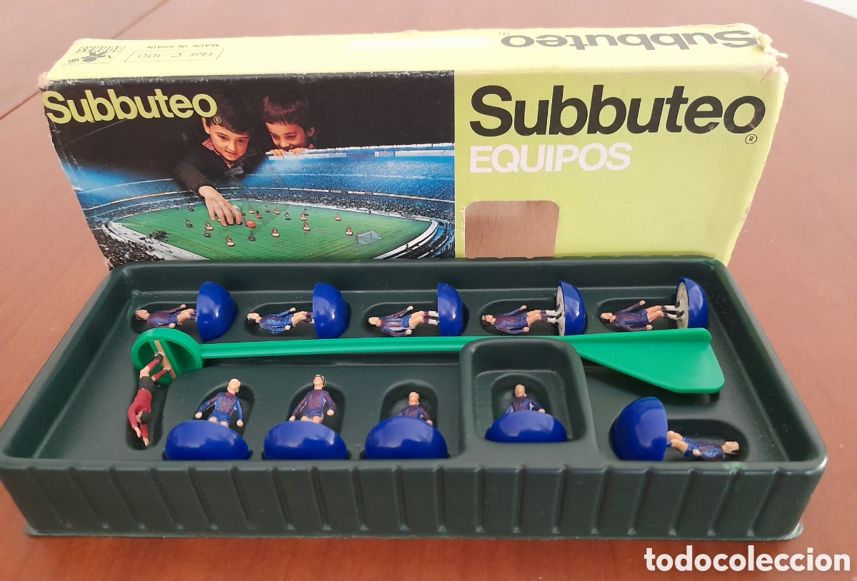 Juegos de mesa: Equipo subbuteo Borr&aacute;s FC Barcelona