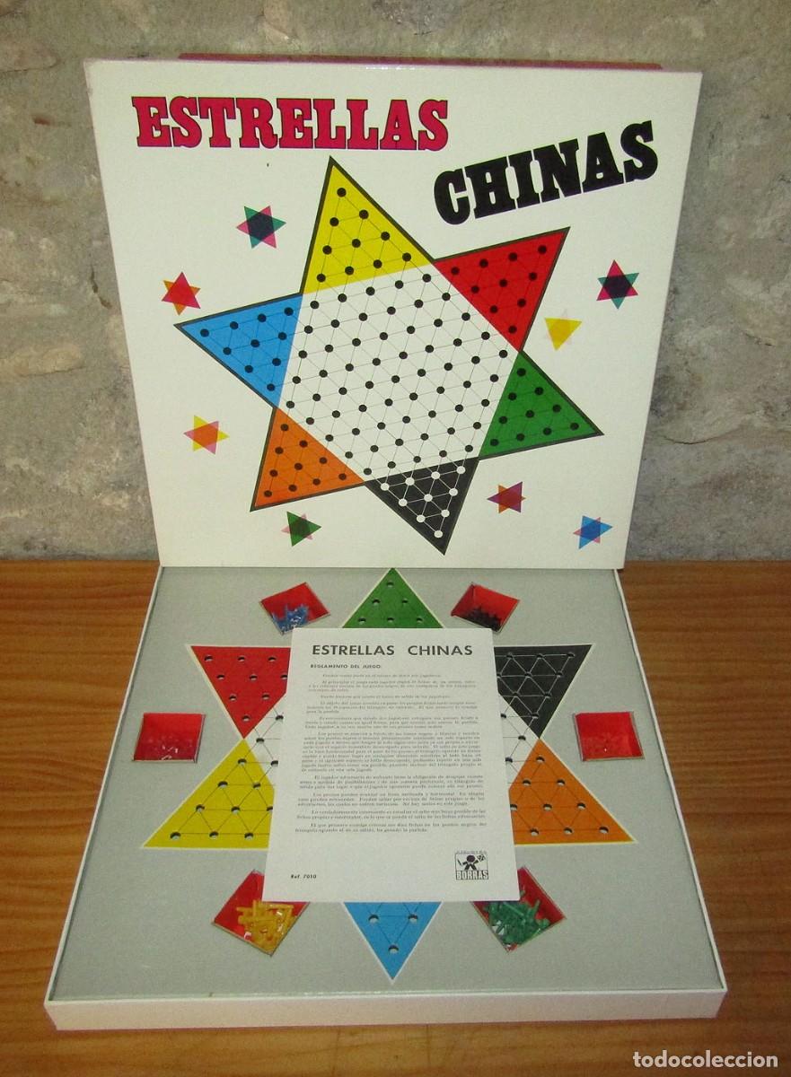 Juegos de mesa: ANTIGUO JUEGO DE MESA ESTRELLAS CHINAS, DE BORRAS - NUEVO Y COMPLETO - A&Ntilde;OS 80