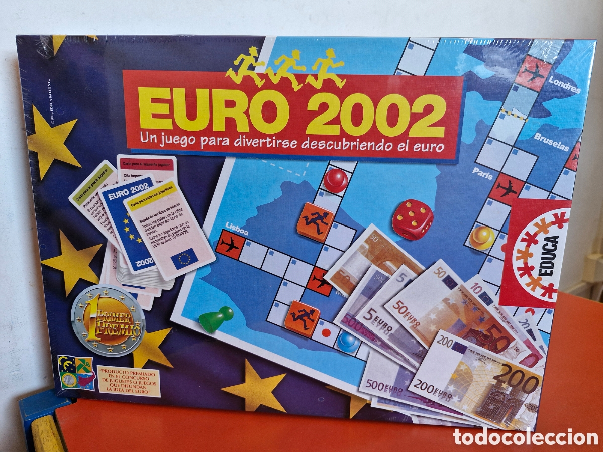 Juegos de mesa: JUEGO EURO 2002.EDUCA 1998.CAJA SIN ABRIR.