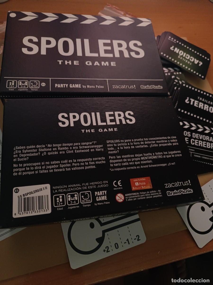 Juegos de mesa: Spoilers: Juego de mesa