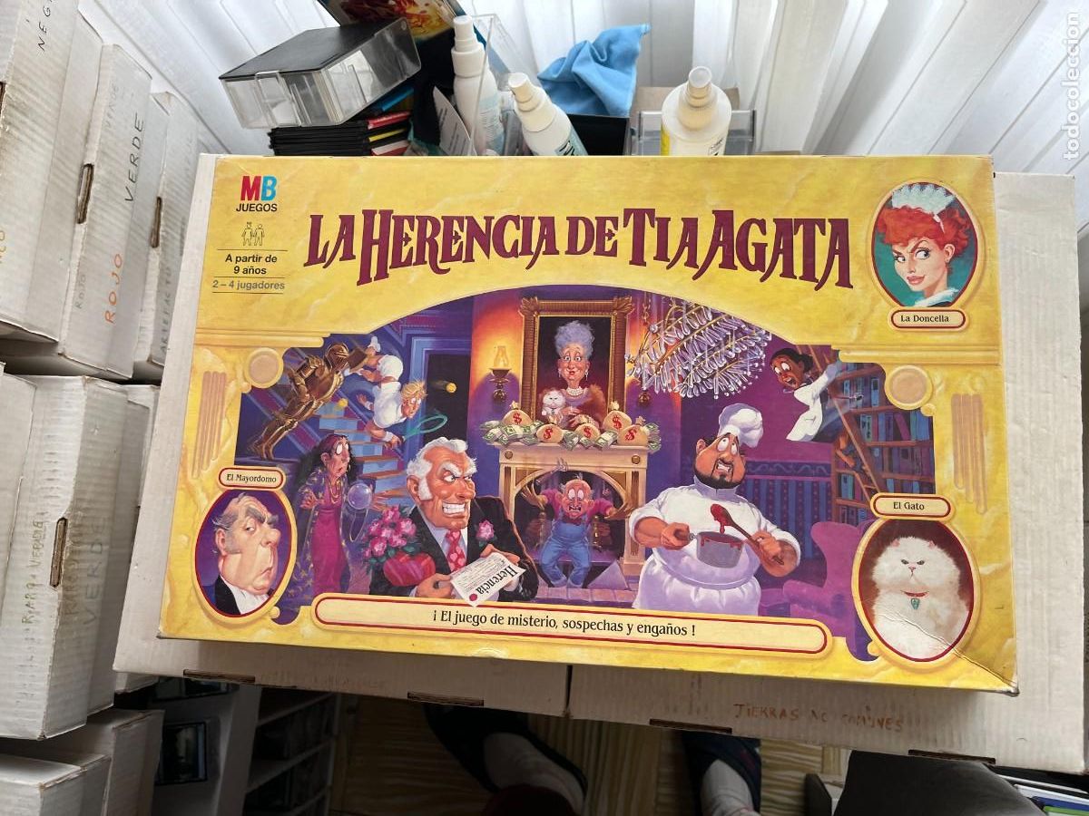 Juegos de mesa: LA HERENCIA DE LA TIA AGATHA JUEGO DE MESA KREATEN