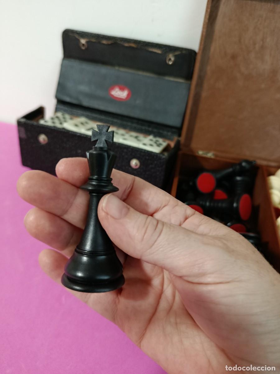 Juegos de mesa: AJEDREZ Y DOMINO VINTANGE. MARCA CHICOS - Foto 6