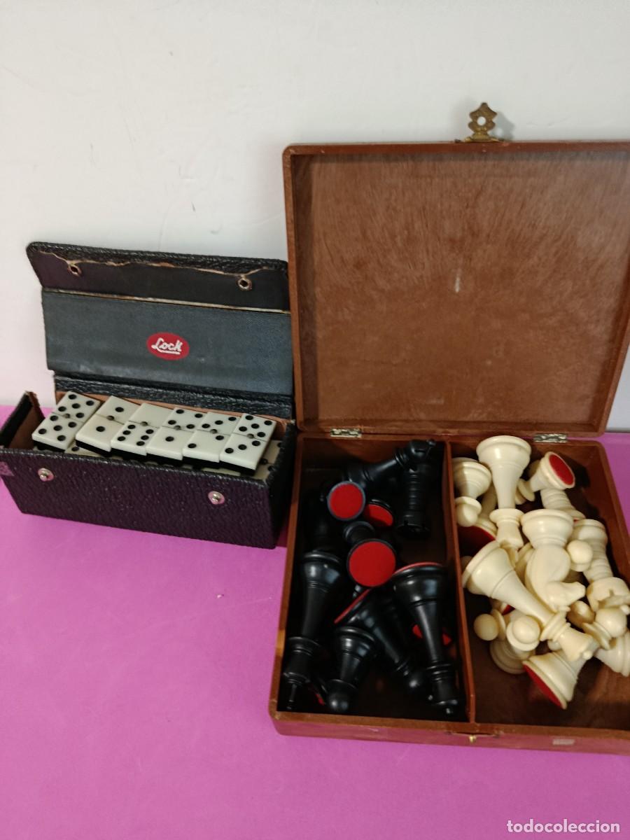 Juegos de mesa: AJEDREZ Y DOMINO VINTANGE. MARCA CHICOS - Foto 7