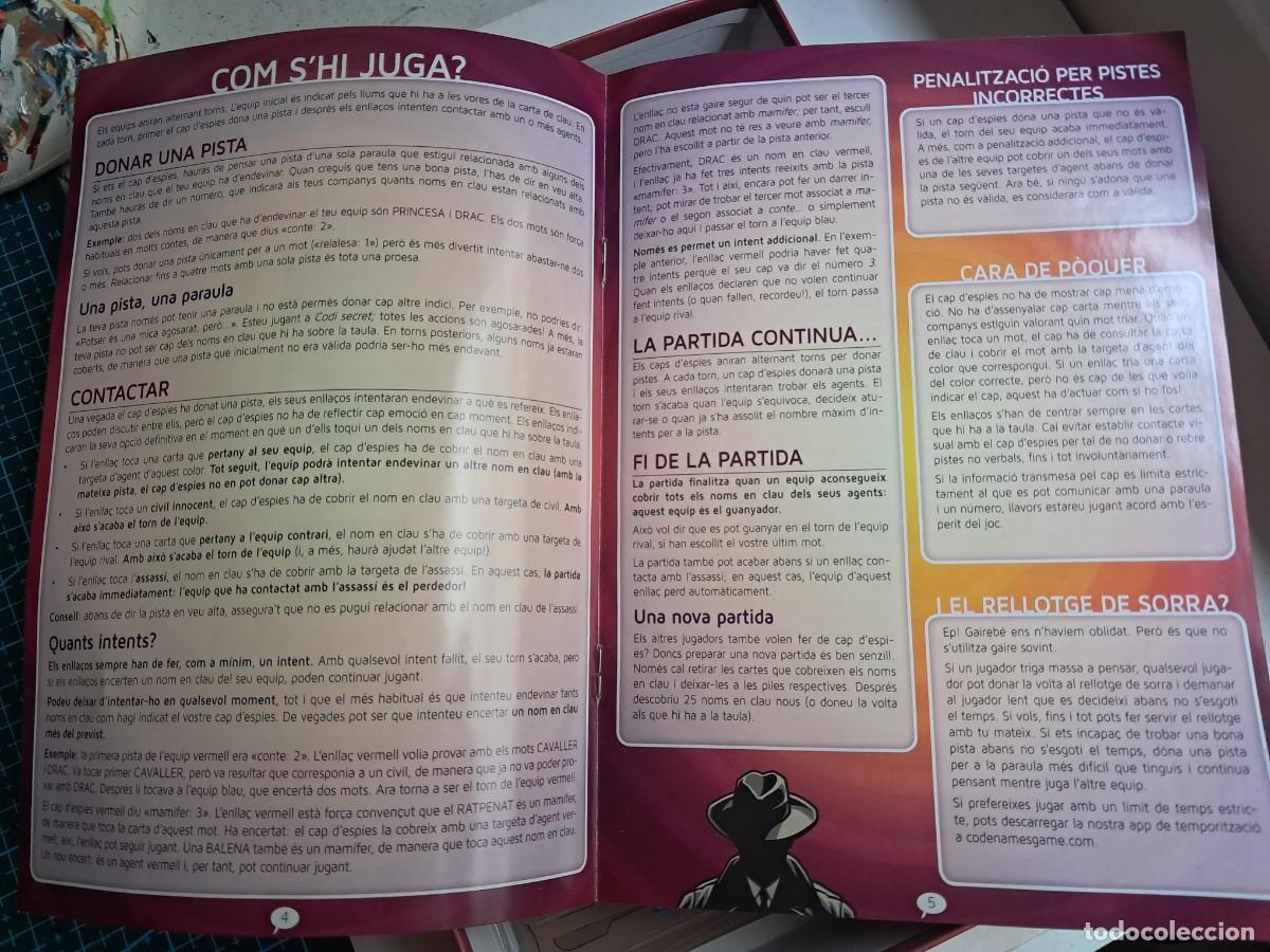Juegos de mesa: CODI SECRET. Juego completo y sin jugar. Catal&aacute;n - Foto 4