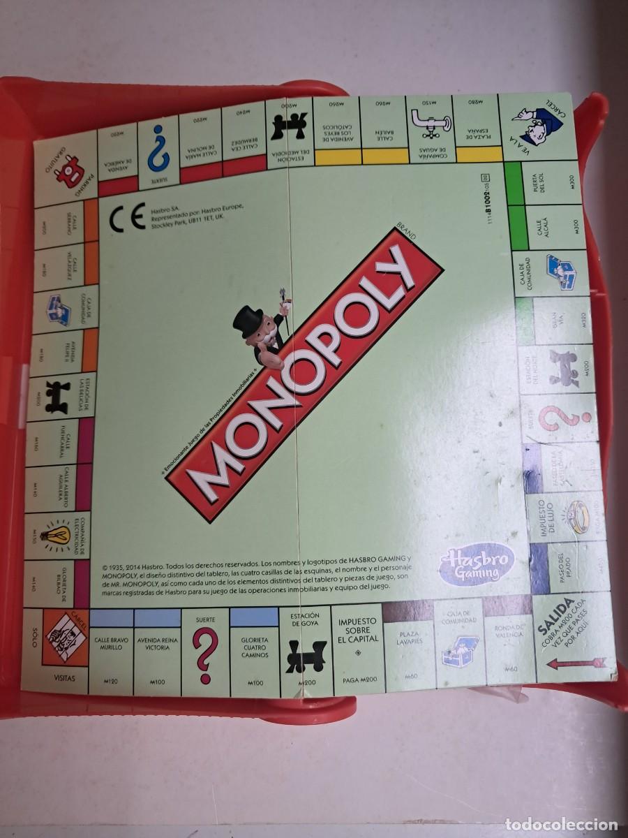 Juegos de mesa: MINI MONOPOLY. Juego completo de viaje.
