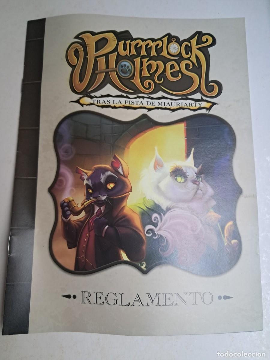 Juegos de mesa: PURRRLOCK HOLMES. Juego completo y sin jugar. Sin caja