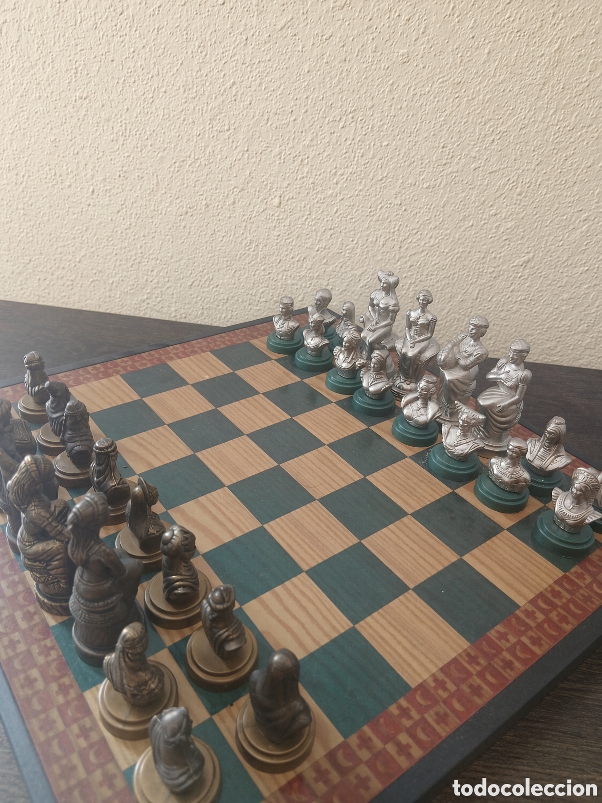 Juegos de mesa: ajedrez de metal vintage 1960-1980