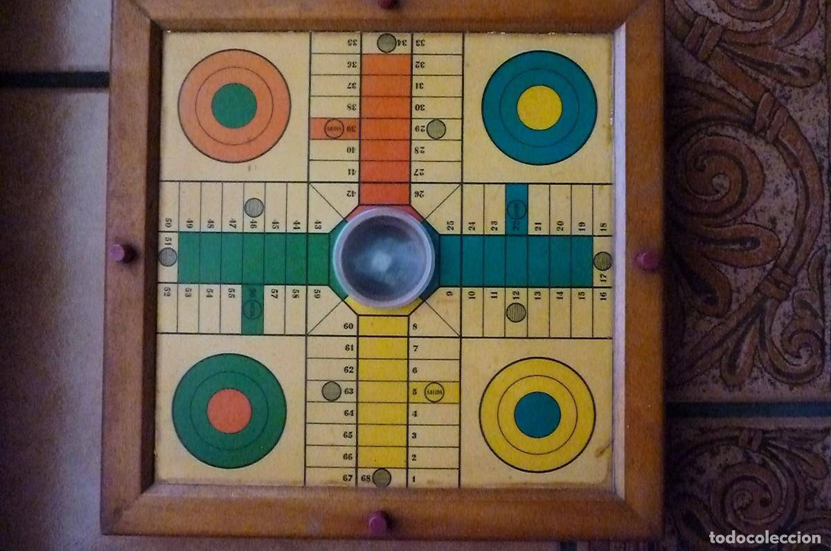 Juegos de mesa: Parchis de madera con dado autom&aacute;tico. - Foto 5