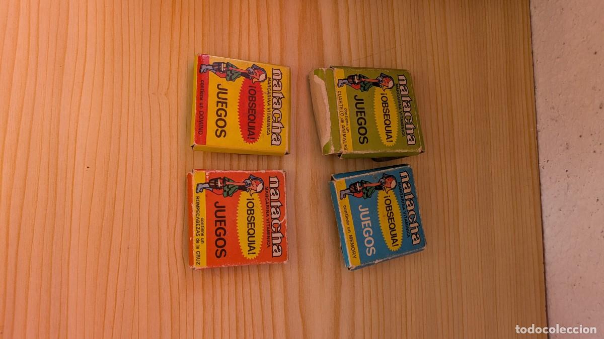 Juegos de mesa: Lote juegos vintage Natacha Margarina Vitam&iacute;nica &mdash; Memory, domin&oacute; y cuarteto