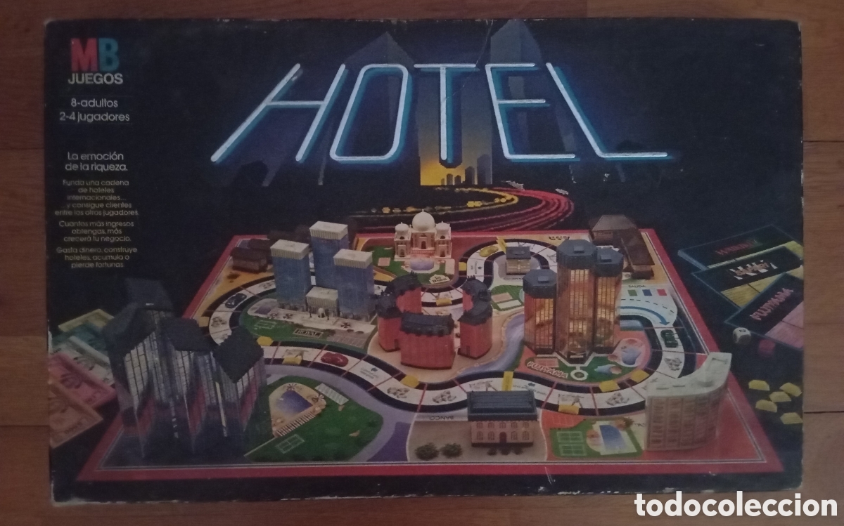 Juegos de mesa: Hotel MB a&ntilde;os 80 incompleto