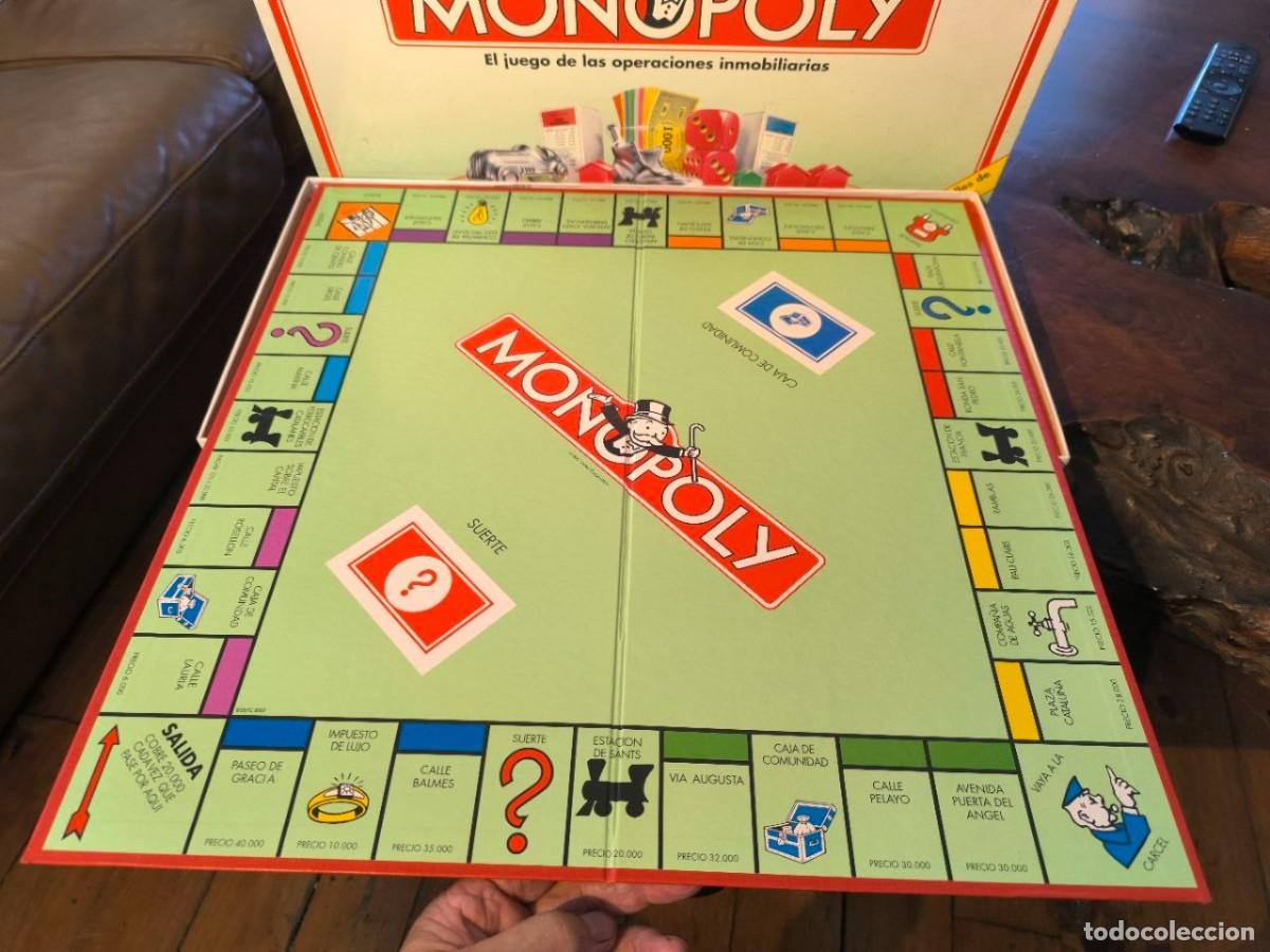 Juegos de mesa: MONOPOLY PARKER A&Ntilde;O 1.992 - VERSI&Oacute;N CALLES DE BARCELONA COMO NUEVO - Foto 5