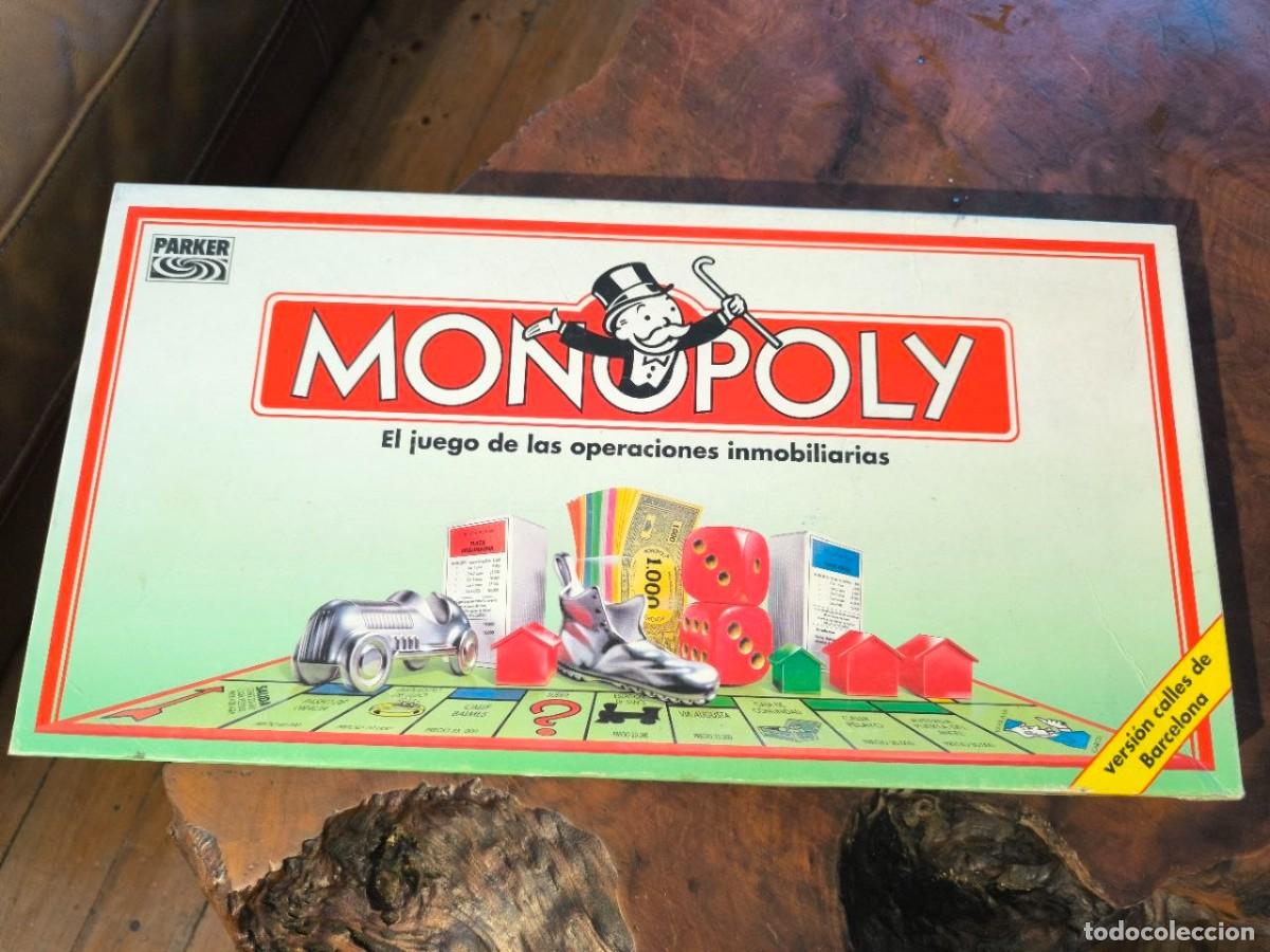 Juegos de mesa: MONOPOLY PARKER A&Ntilde;O 1.992 - VERSI&Oacute;N CALLES DE BARCELONA COMO NUEVO - Foto 6
