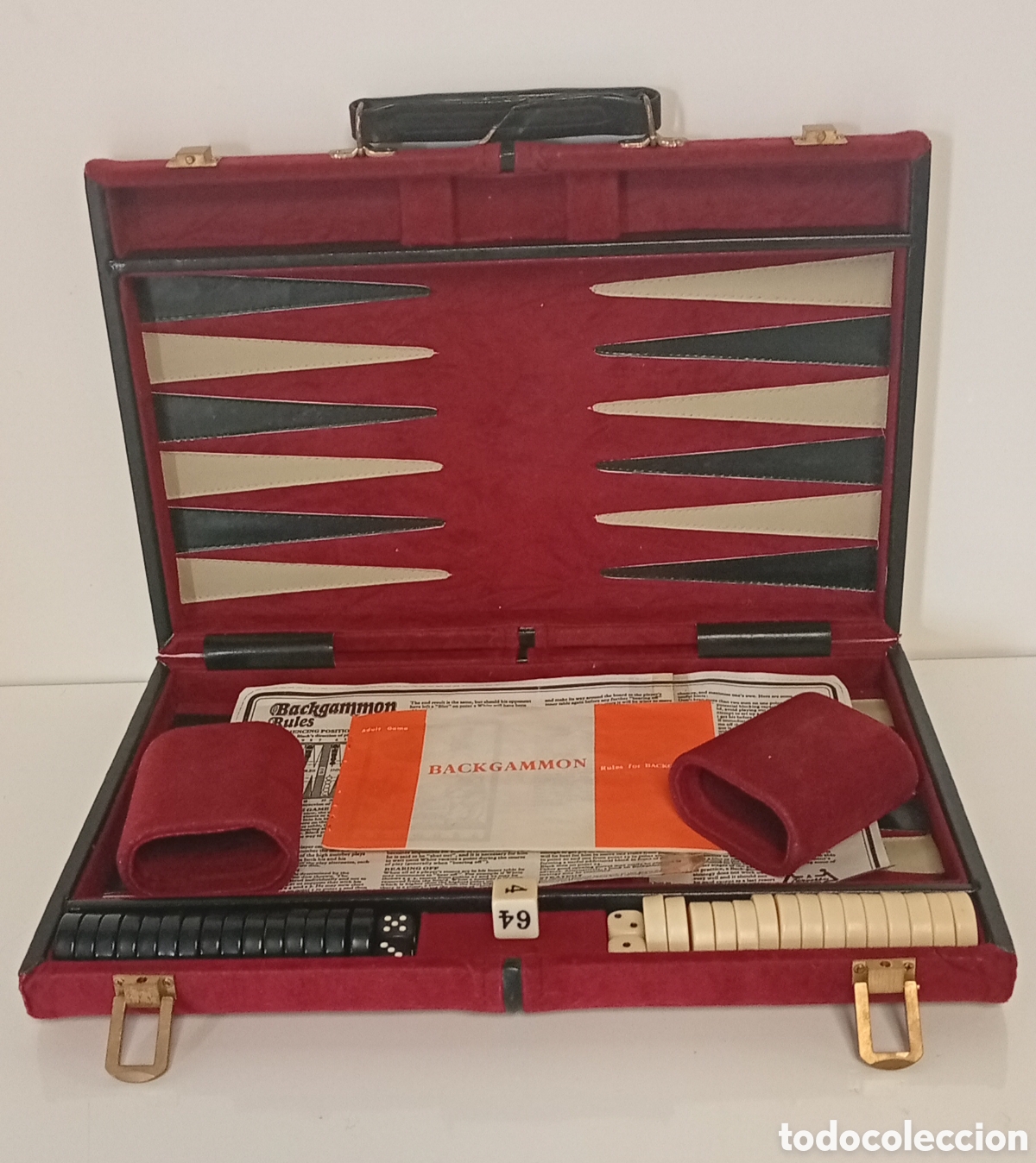 Juegos de mesa: .JUEGO DE MESA DE BACKGAMMON PORTATIL - Foto 1