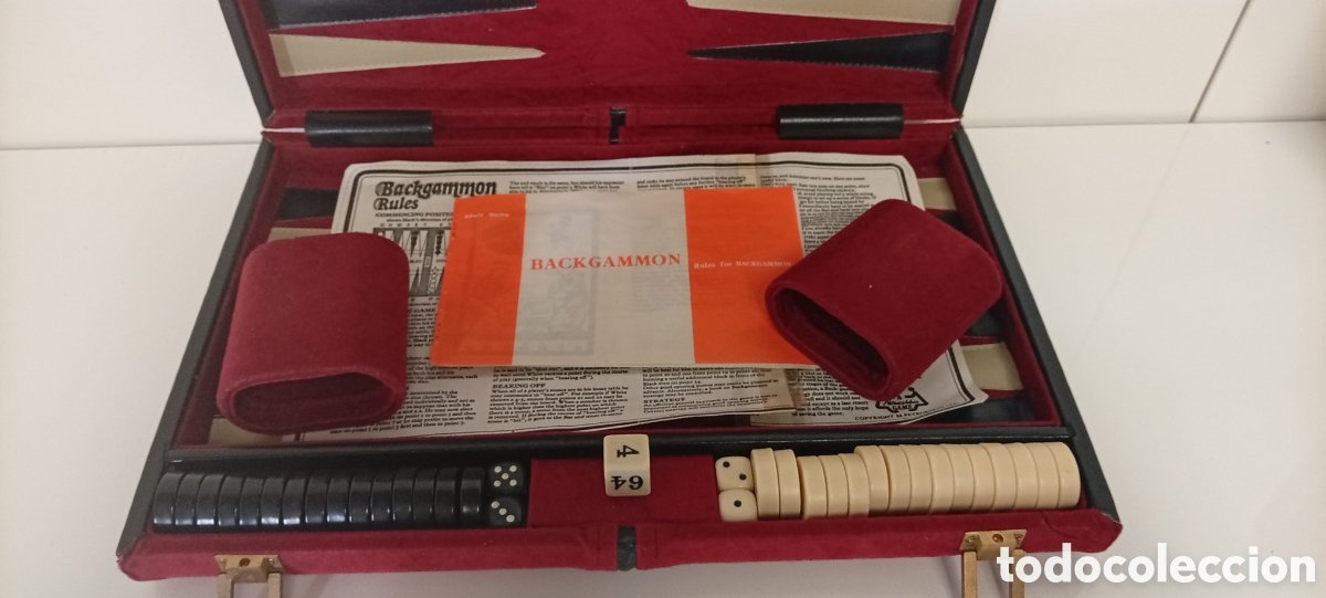 Juegos de mesa: .JUEGO DE MESA DE BACKGAMMON PORTATIL - Foto 2