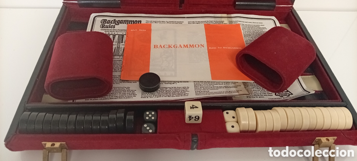 Juegos de mesa: .JUEGO DE MESA DE BACKGAMMON PORTATIL - Foto 5
