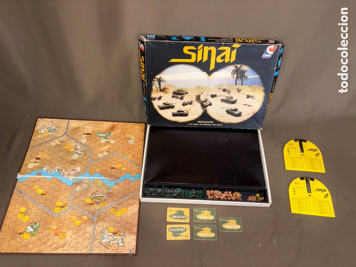 Juegos de mesa: Juego de mesa SINAI, Cefa, a&ntilde;os 80*ver fotos*desconozco si est&aacute; completo
