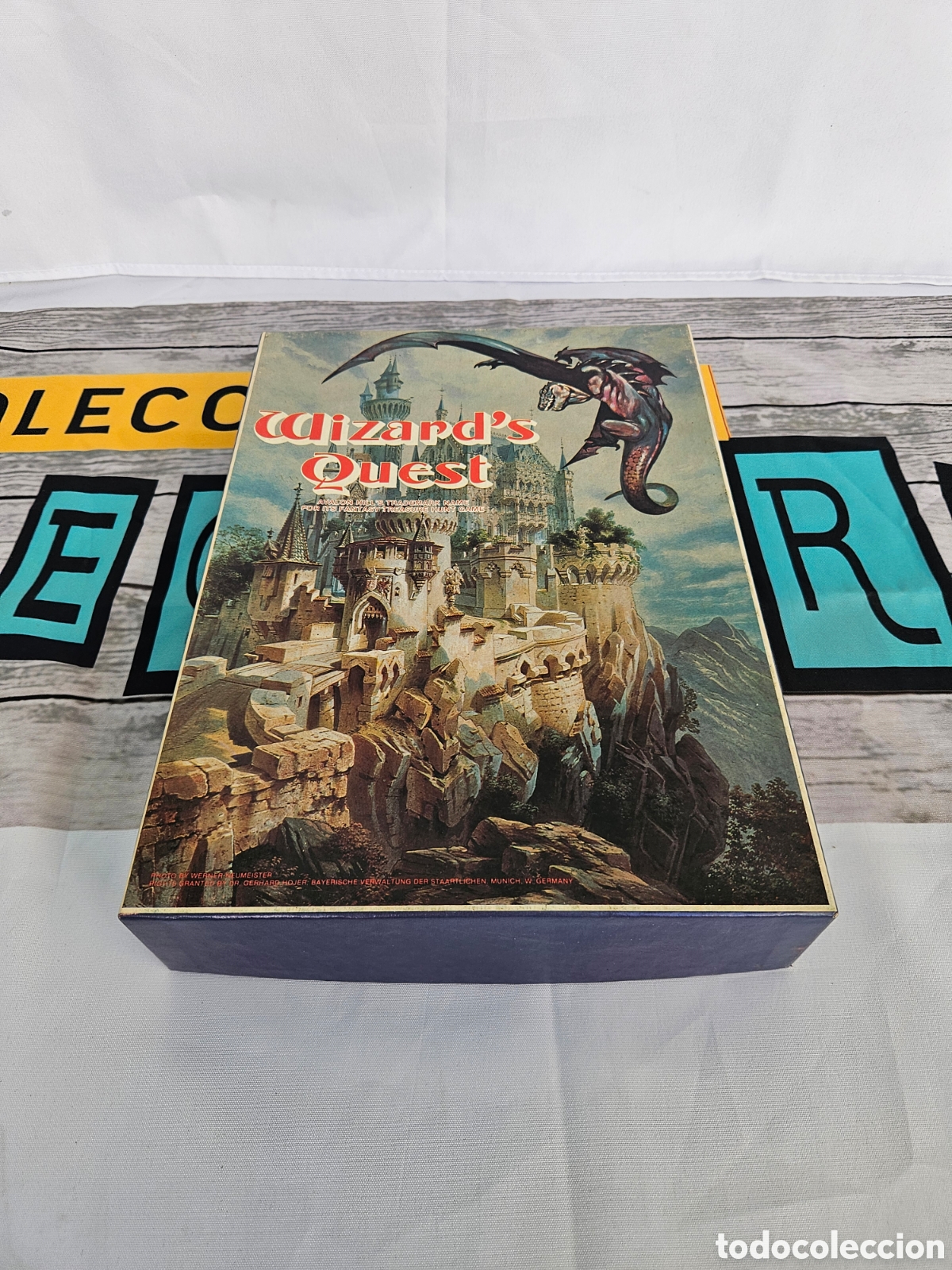Juegos de mesa: WIZARD'S QUEST. TREASURE HUNT ON THE FANTASTIC ISLAND OF MARNON
